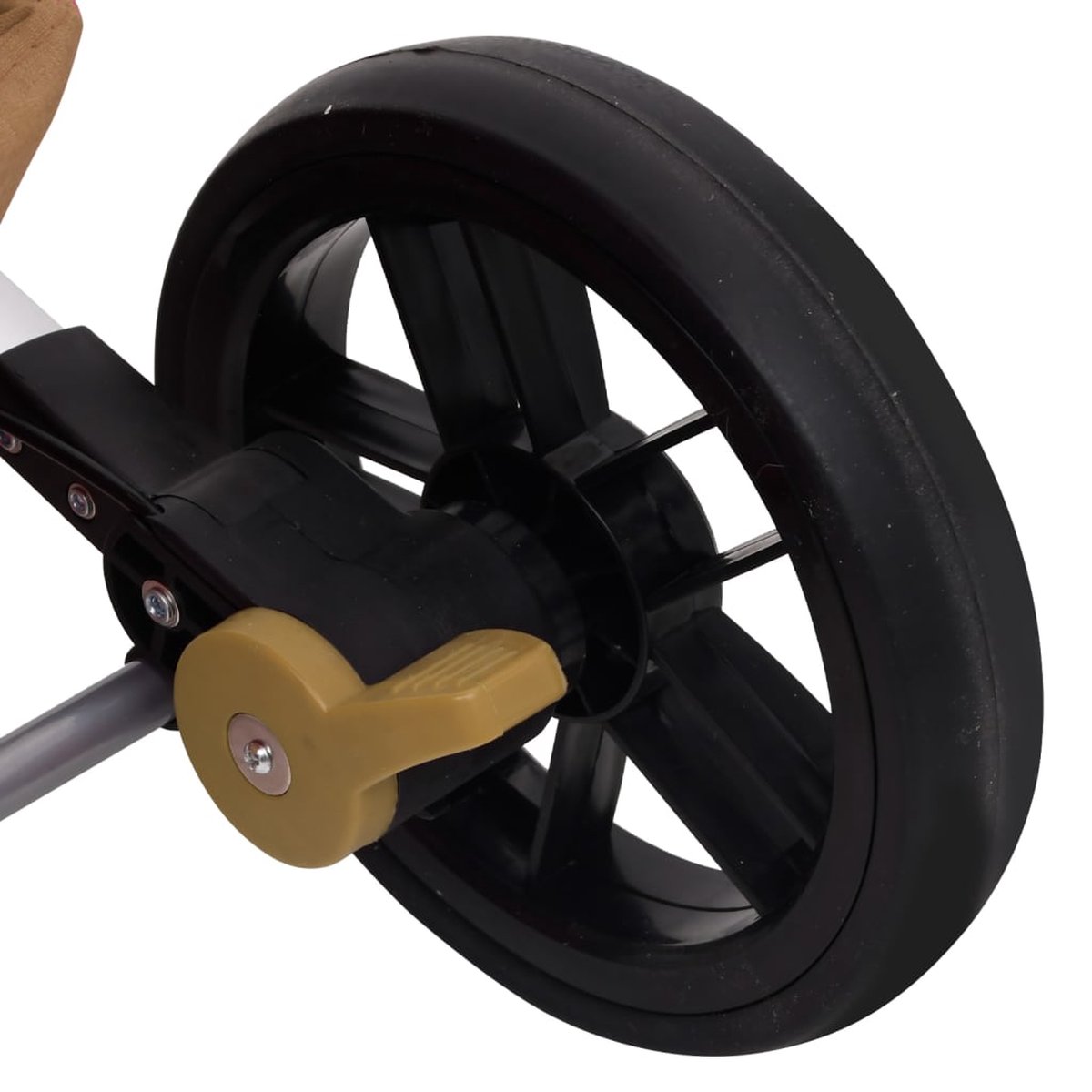 Vidaxl Kinderwagen 2-in-1 Aluminium Taupe