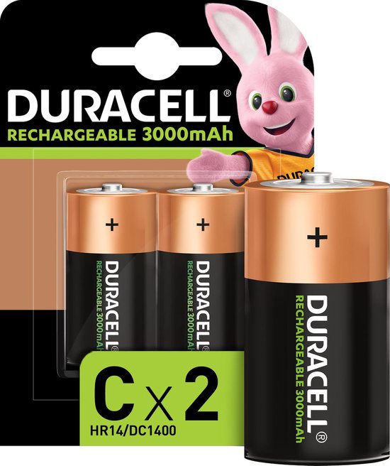 Duracell C 2200 Mah 2 Stuks Oplaadbare Nimh Batterij