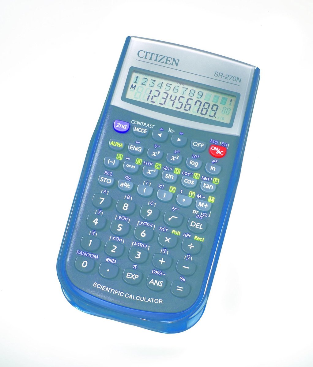Calculator Wetenschappelijk Citizen Cool4school. - Negro