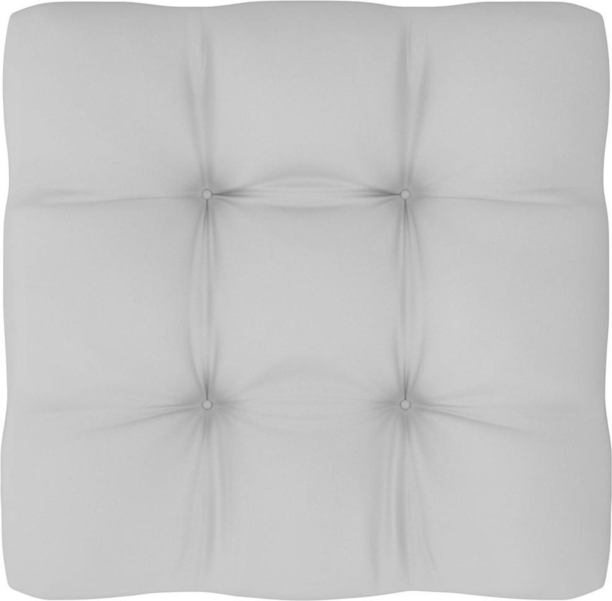 Vidaxl Tuinbank 4-zits Met Kussens Massief Grenenhout - Grijs