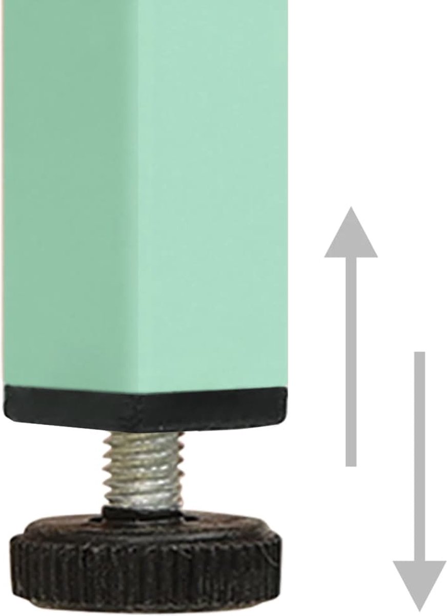 Vidaxl Opbergkast 80x35x101,5 Cm Staal Mint - Groen