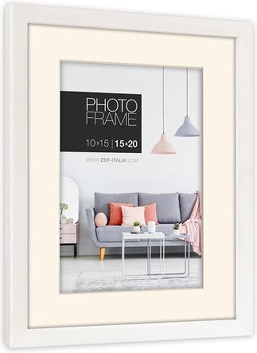 Zep Fotolijst Edison Passe-partout 20 X 30 Cm / 30 X 40 Cm - Wit