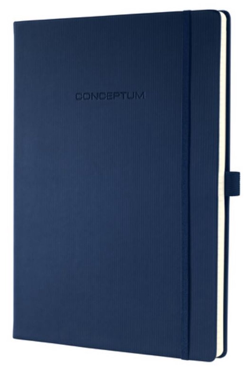 Sigel Notitieboek Conceptum Pure A4 Hardcover Gelinieerd - Blauw