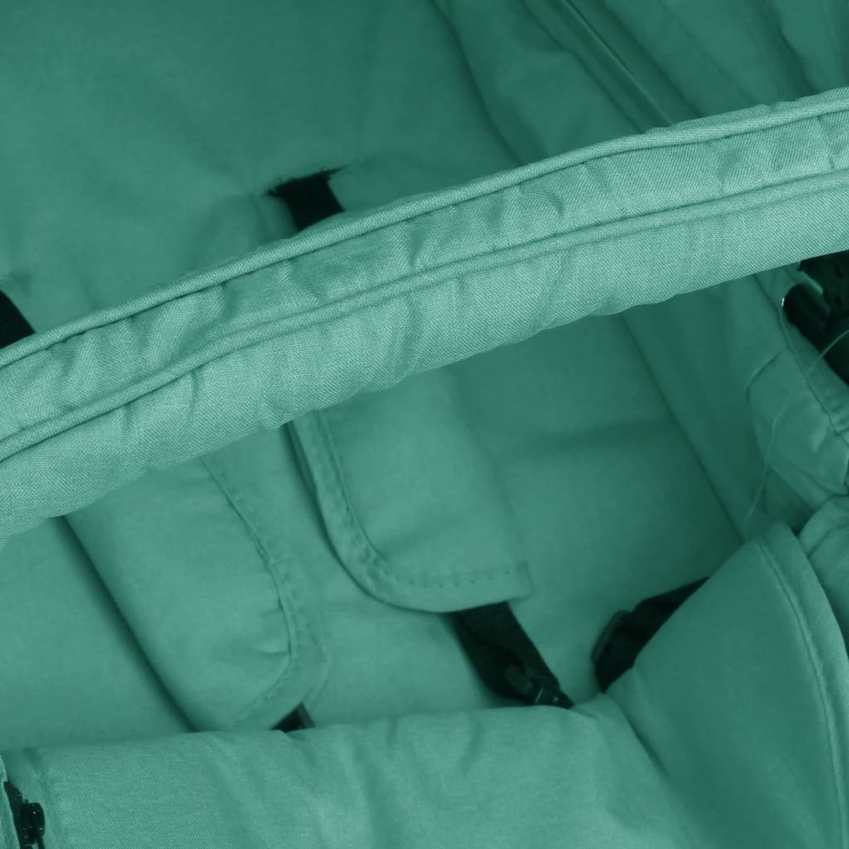 Vidaxl Kinderwagen 2-in-1 Aluminium - Groen