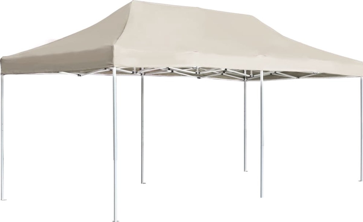 Vidaxl Partytent Professioneel Inklapbaar 6x3 M Aluminium Crème