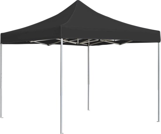 Vidaxl Partytent Professioneel Inklapbaar 3x3 M Aluminium Antraciet