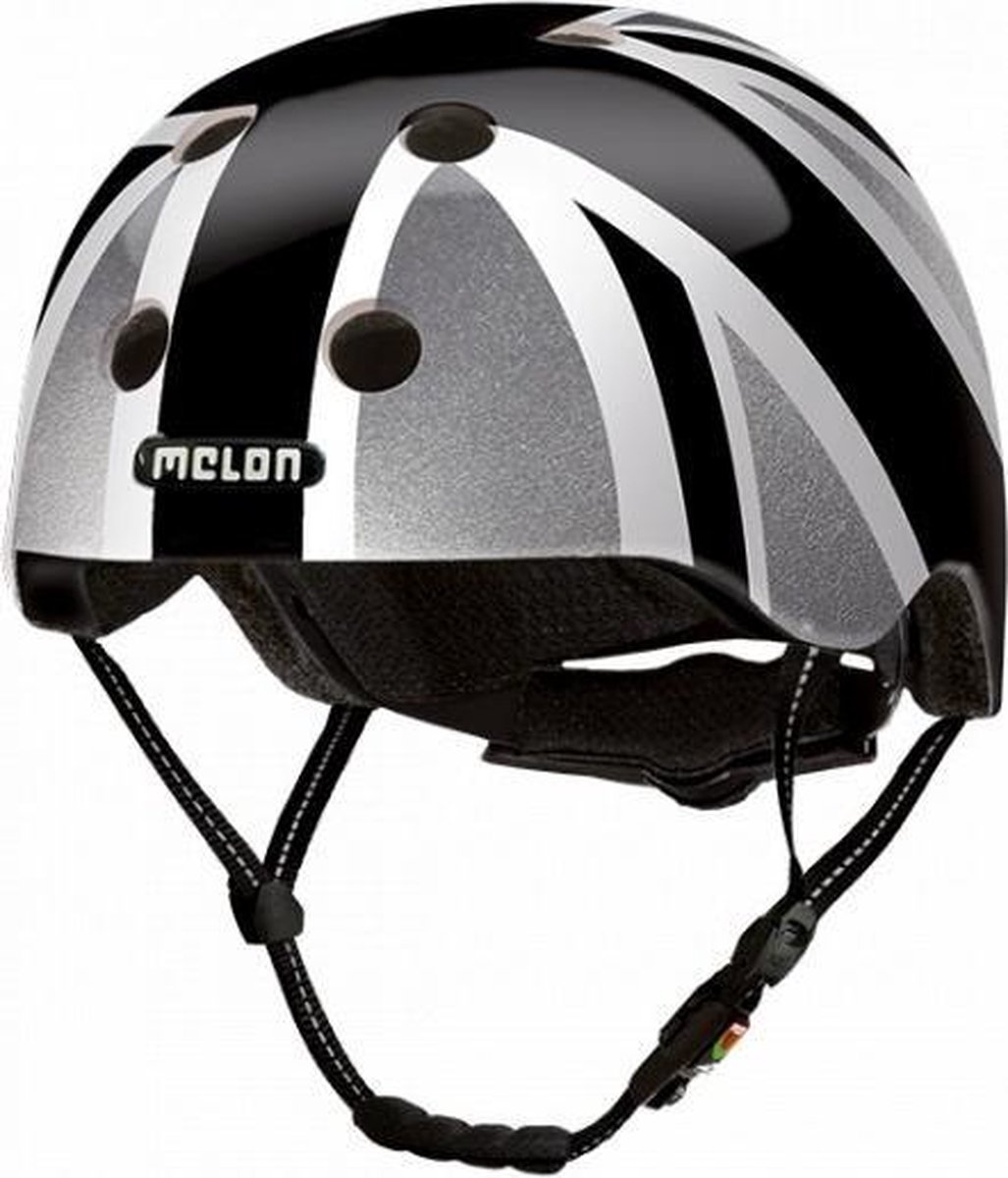 Melon Fietshelm Urban Active Jack Polycarbonaat Maat 52-58 - Grijs