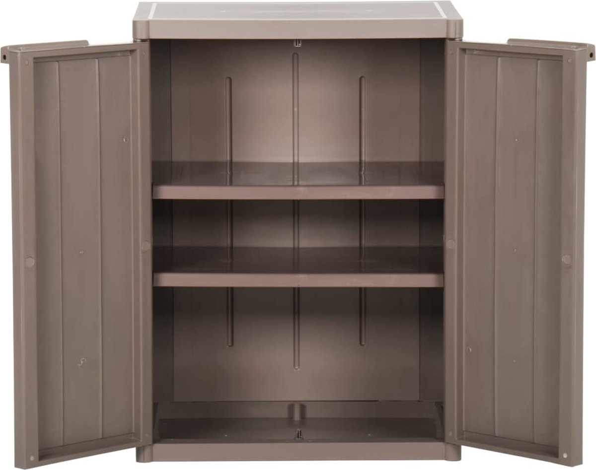 Vidaxl Tuinkast 65x45x88 Cm Pp - Bruin