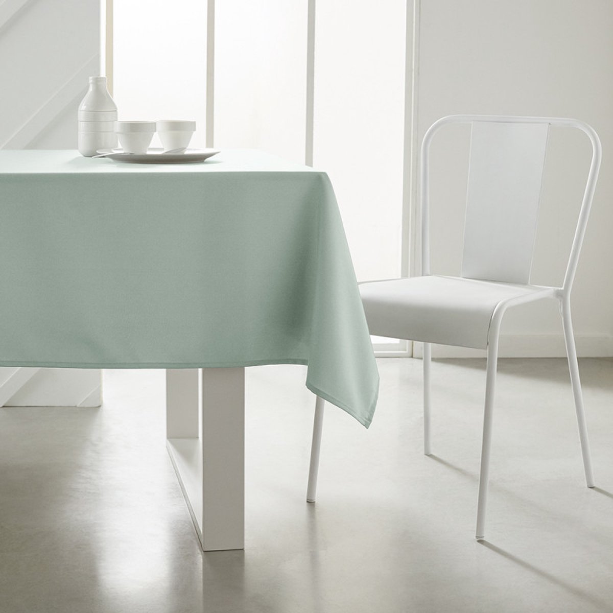 Today Tafelkleed - Tafellaken - 150 X 250 Cm- Polyester- Céladon - Jade - Groen