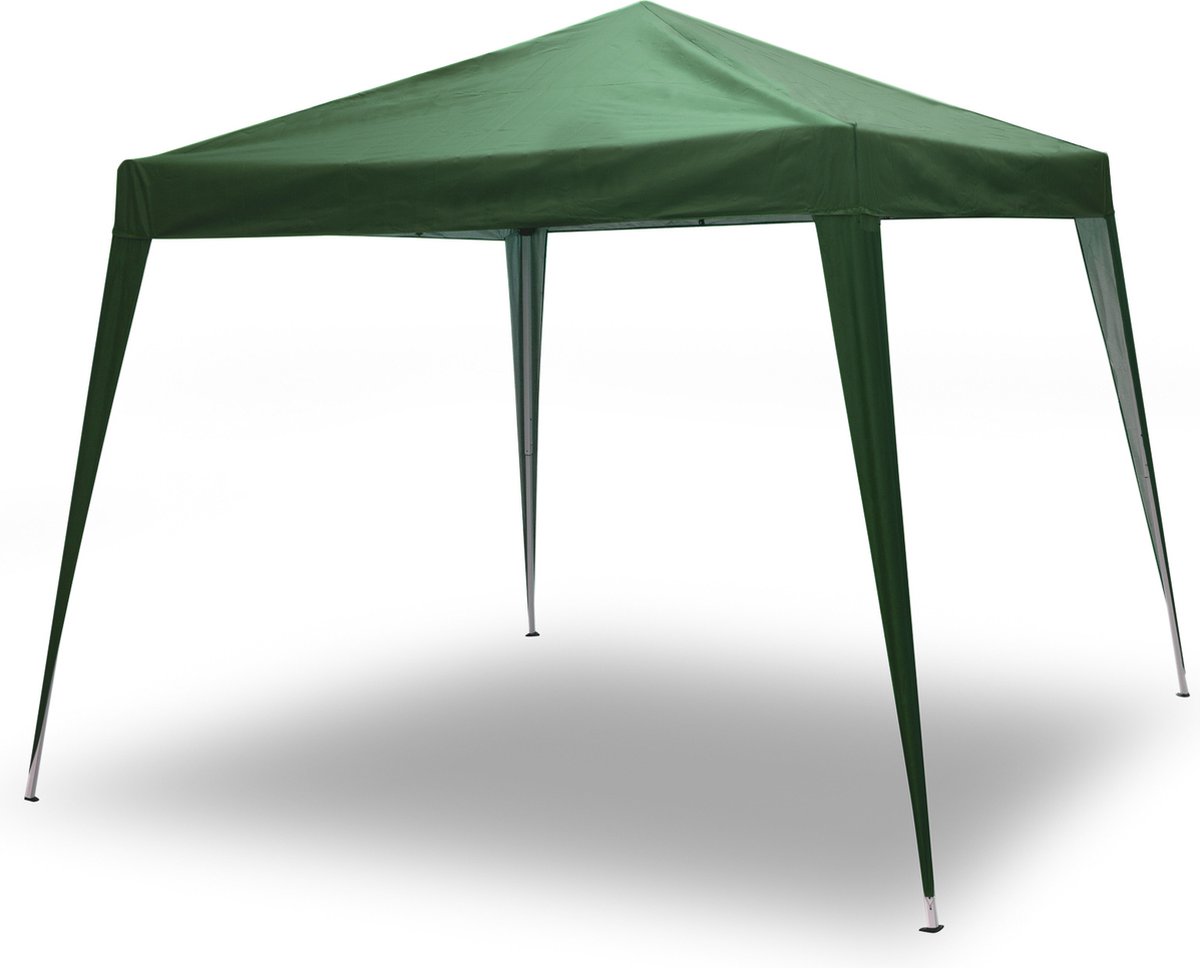 Hanse® Partytent Opvouwbaar / Vouwtent Paviljoen 3x3 Meter - - Groen