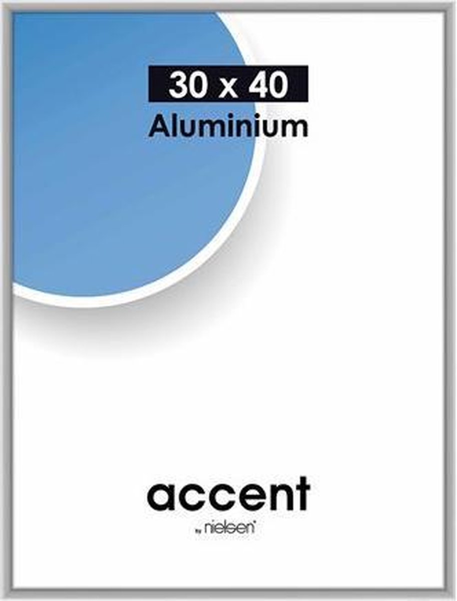 Nielsen Fotolijst Accent Aluminium 13 X 18 Cm Matzilver
