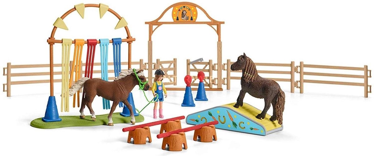 Schleich Pony Behendigheids- Training