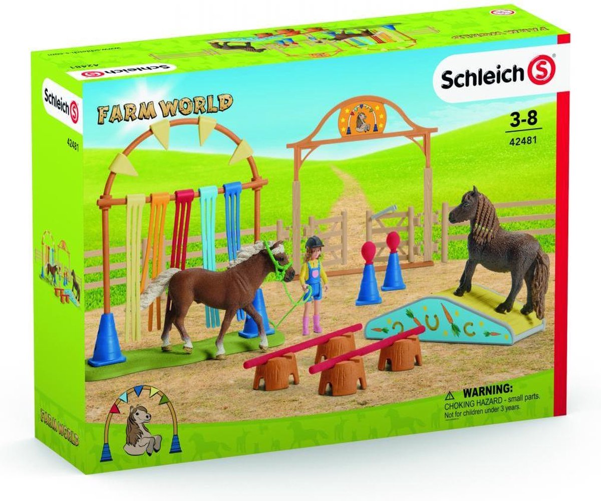 Schleich Pony Behendigheids- Training