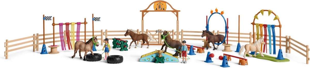 Schleich Pony Behendigheids- Training