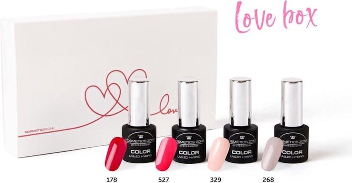 Cosmetics Zone Love Box - 4 Kleuren