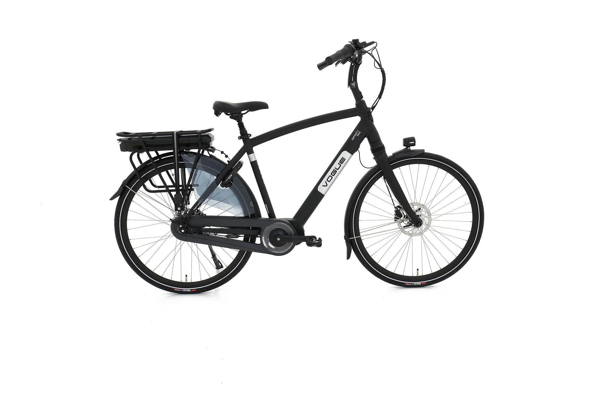 Vogue Elektrische fiets Infinity M300 Heren 53cm 468 Watt Mat - Zwart