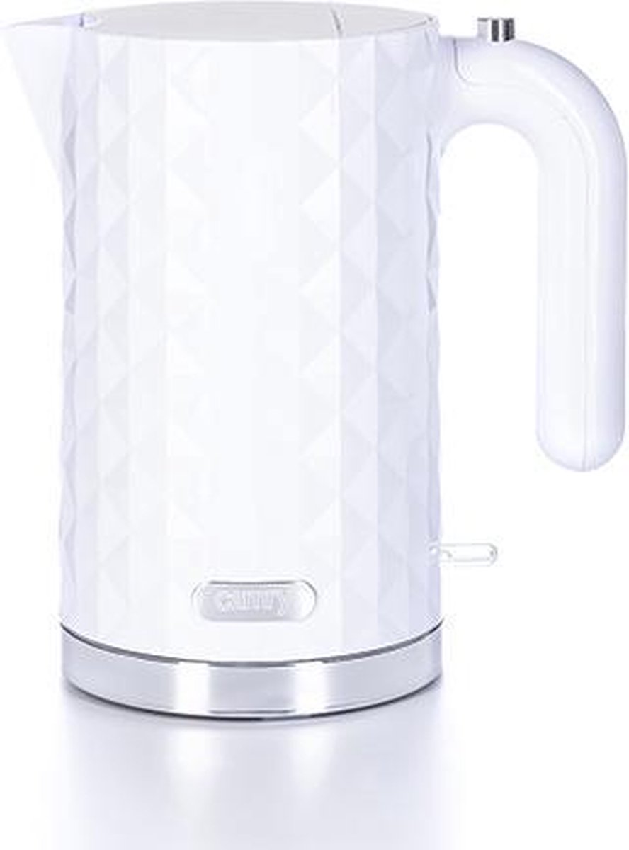 Camry Top Choice - Moderne Waterkoker - Diamant - 2200 Watt - 1.7 Liter - Wit