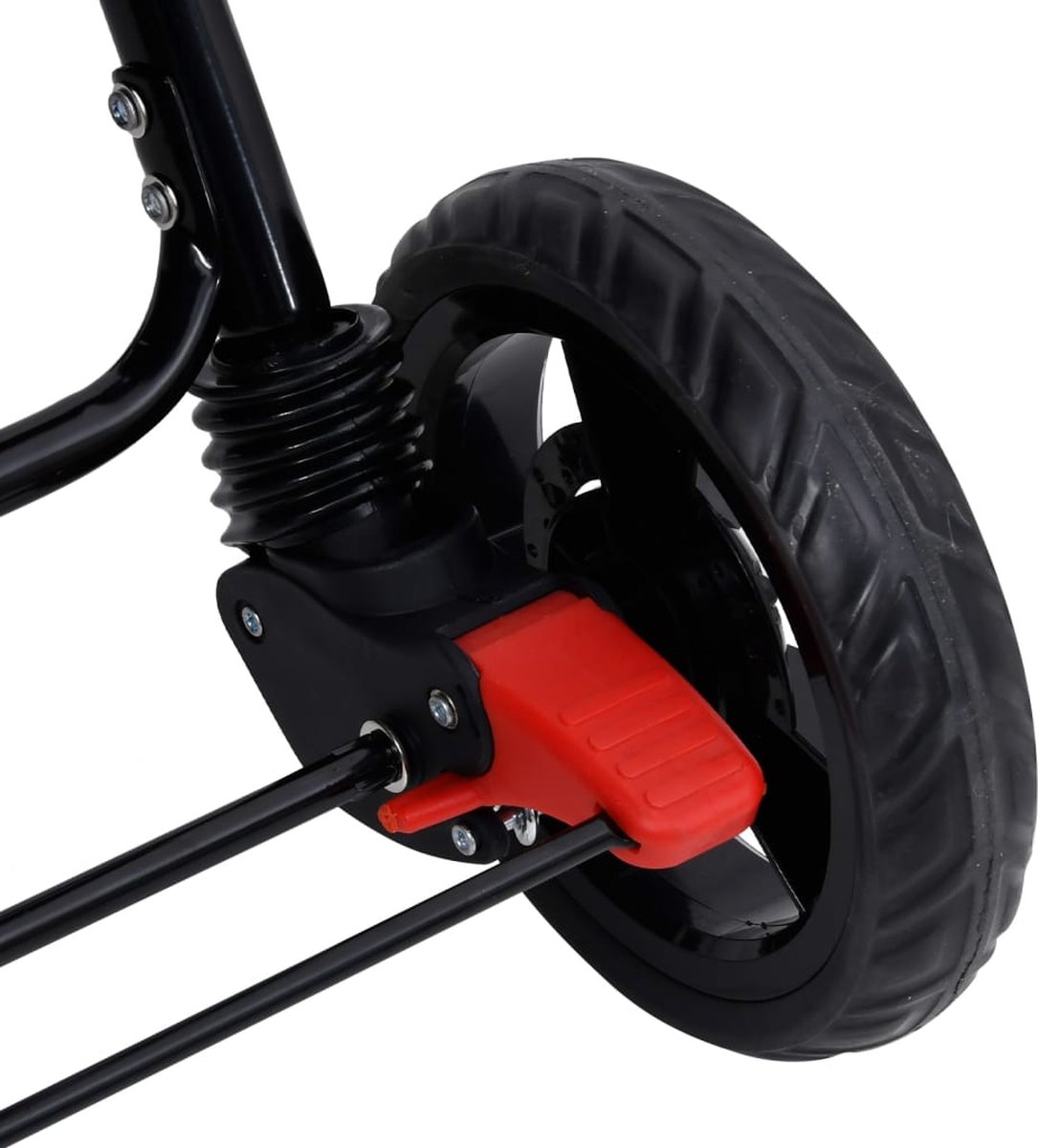 Vidaxl Tweelingkinderwagen Tandem Staal - Rood