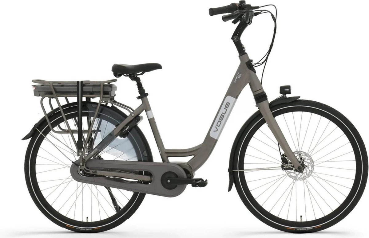 Vogue Elektrische fiets Infinity M300 dames gray 48cm 468 Watt - Grijs