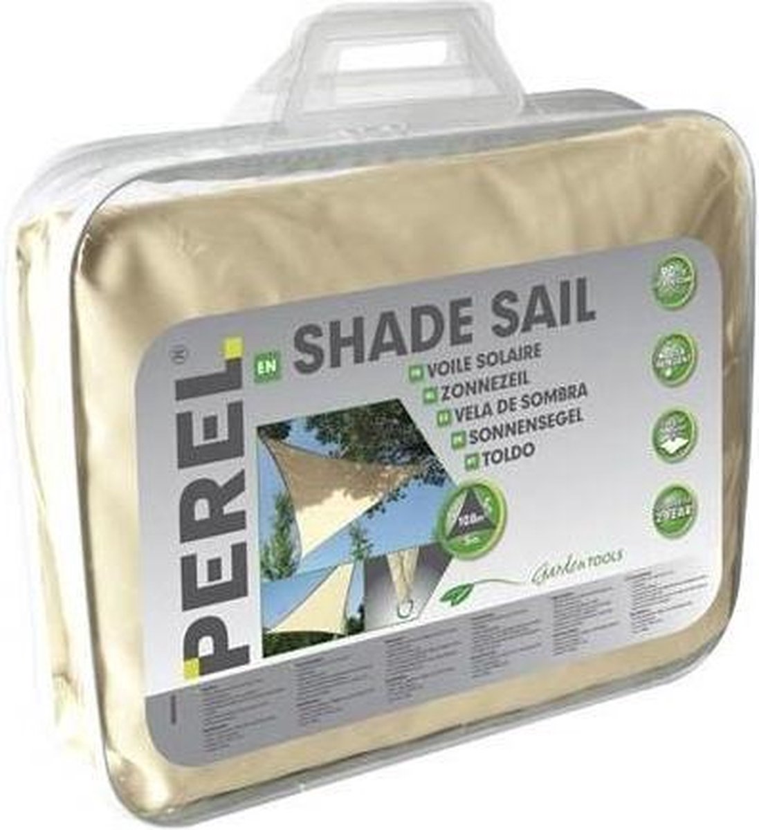 Velleman Schaduwdoek Driehoek 5x5x5 Creme