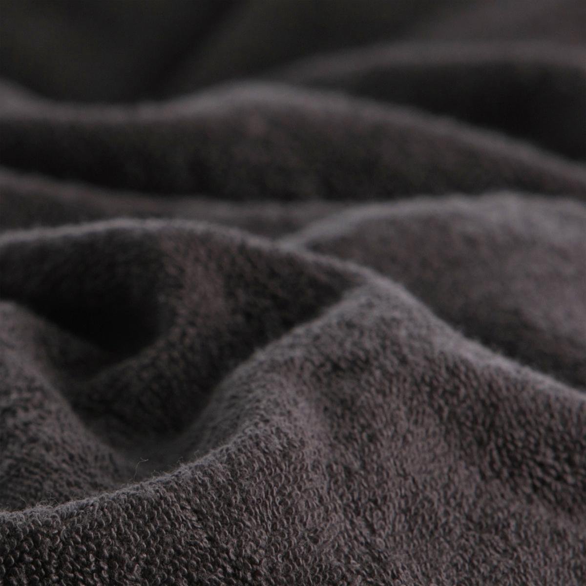 Cinderella Badstof Topper Hoeslaken Anthracite-80/90 X 200/210 Cm - Grijs