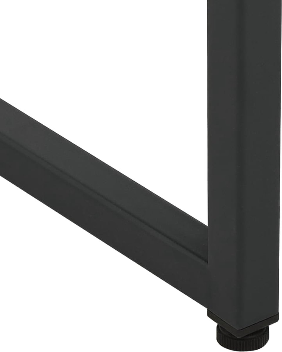 Vidaxl Hoge Kast 80x35x135 Cm Staal - Zwart