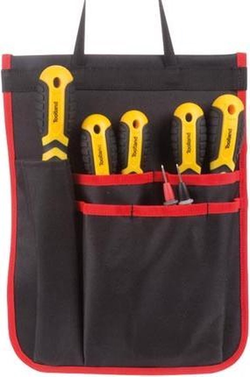 Toolland Gereedschapsrugzak 38 X 50 X 20 Cm Polyester - Zwart
