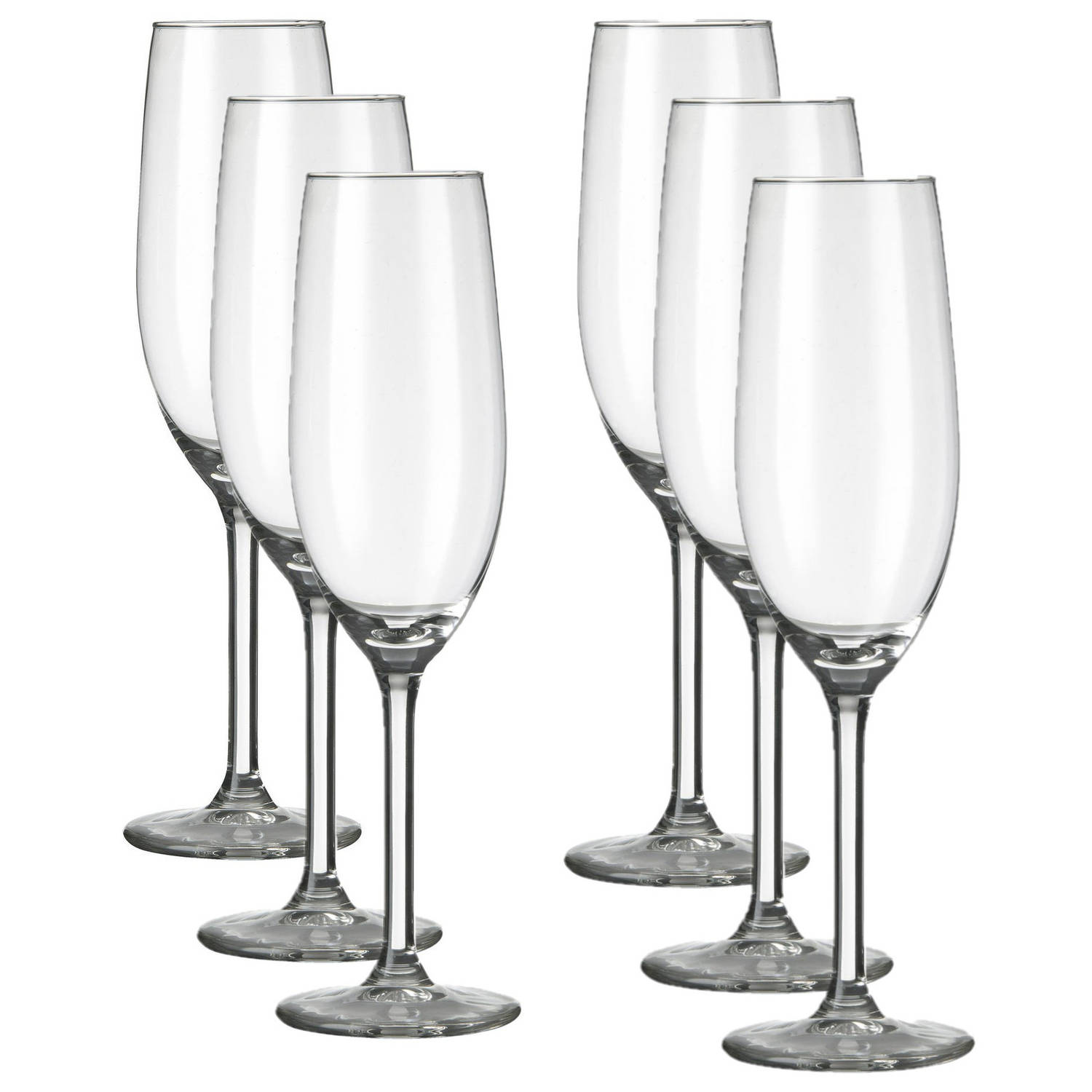 Royal Leerdam Set Van 12x Stuks Champagneglazen Transparant 210 Ml Esprit - Champagneglazen