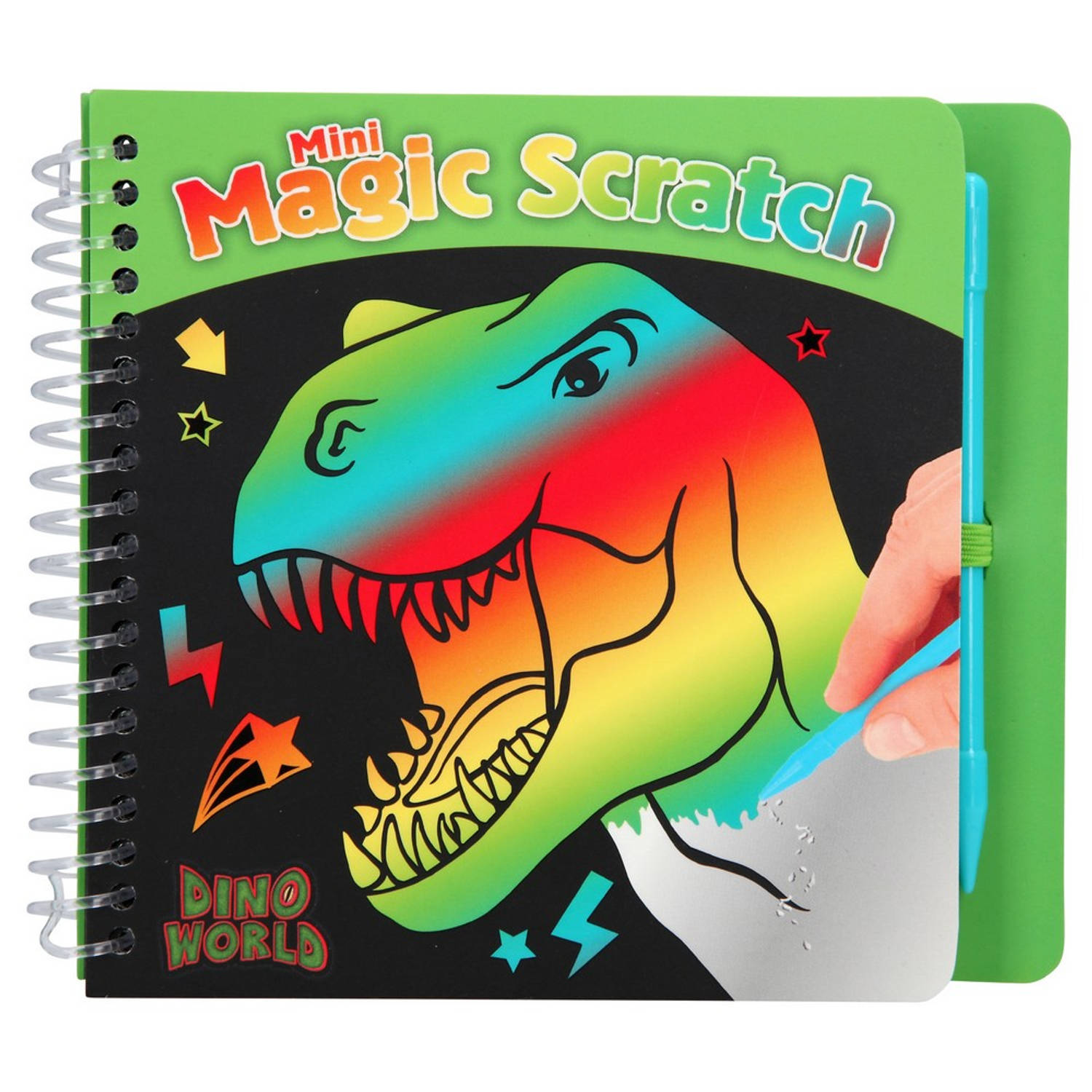 Dino World Mini Magic-scratch Book