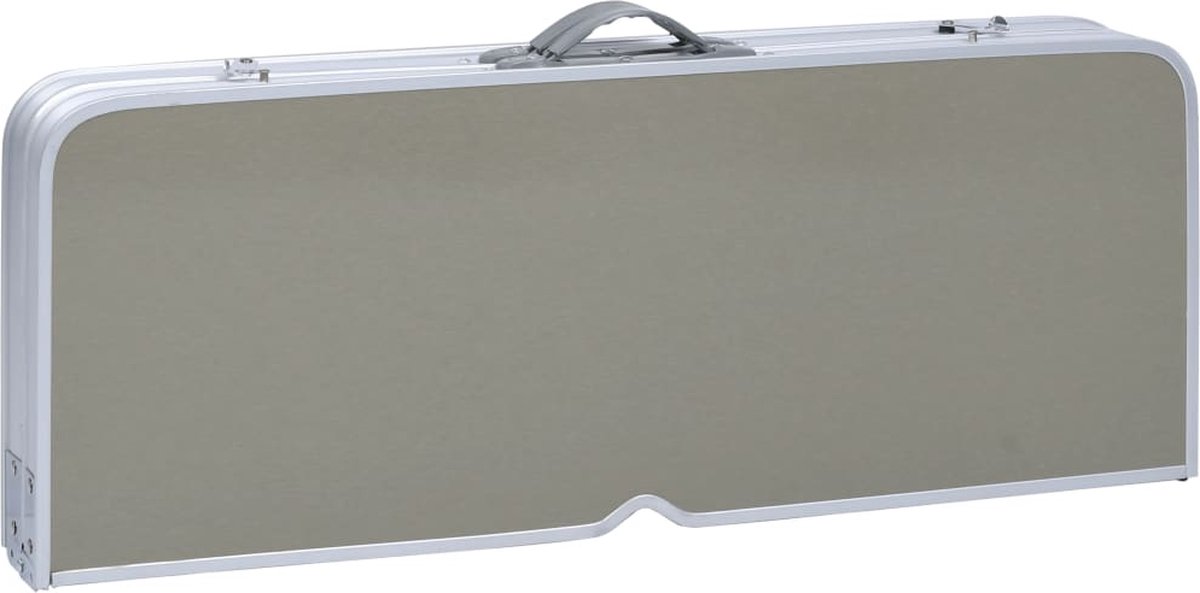 Vidaxl Campingtafel Inklapbaar Met 4 Zitjes Staal En Aluminium - Silver