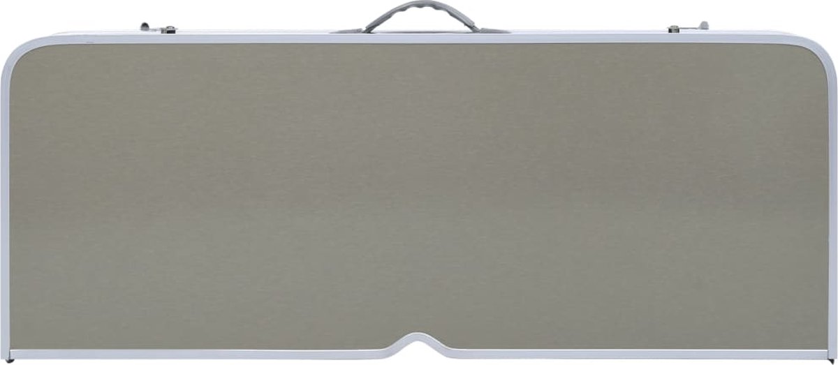 Vidaxl Campingtafel Inklapbaar Met 4 Zitjes Staal En Aluminium - Silver