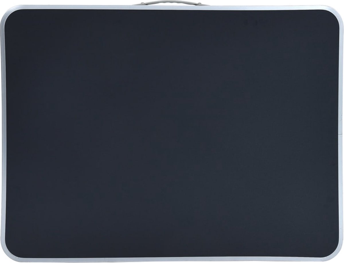 Vidaxl Campingtafel Inklapbaar Met Metalen Frame 80x60 Cm - Grijs