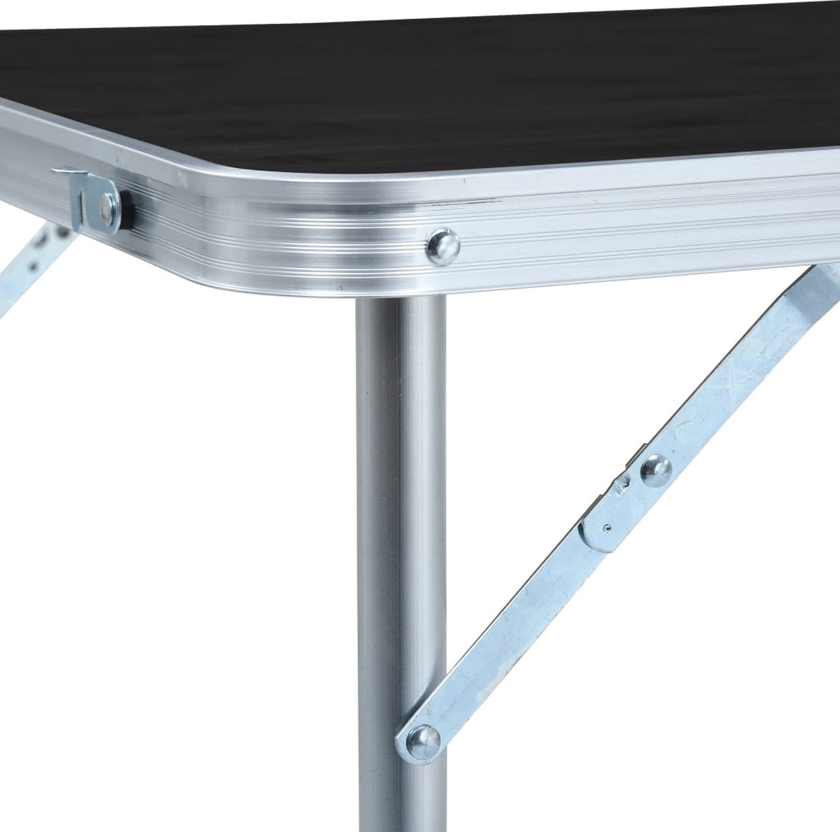 Vidaxl Campingtafel Inklapbaar 120x60 Cm Aluminium - Grijs