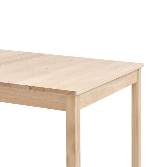 Vidaxl Eettafel 140x70x73 Cm Grenenhout - Bruin