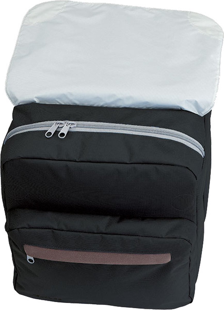 Racktime Dubbele Fietstas Ture 2.0 Adapter 29 Liter - Zwart