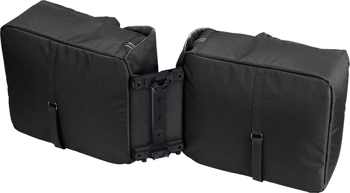 Racktime Dubbele Fietstas Ture 2.0 Adapter 29 Liter - Zwart