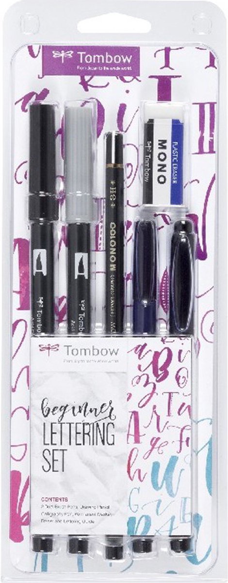 Tombow Handlettering Beginnersset - 6 Stuks