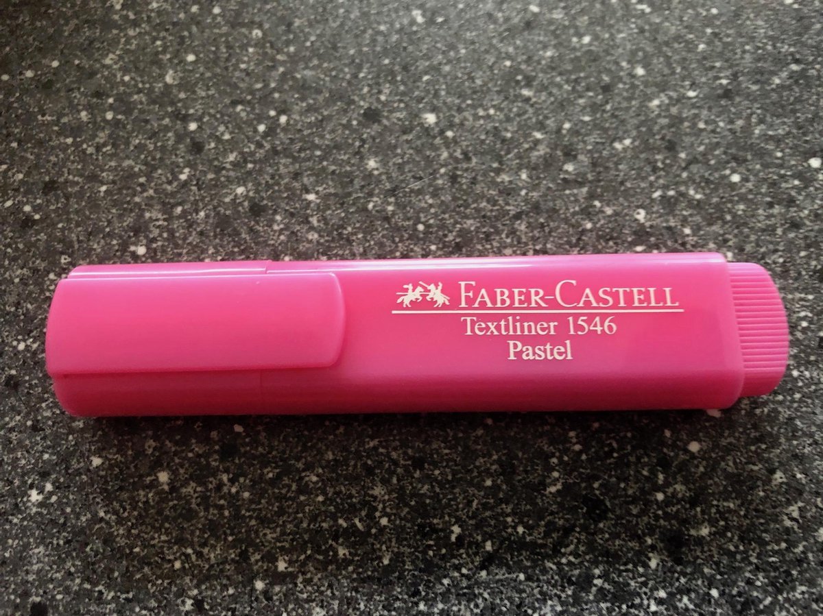 Faber Castell Tekstmarker 1546 Pastel - Rosa