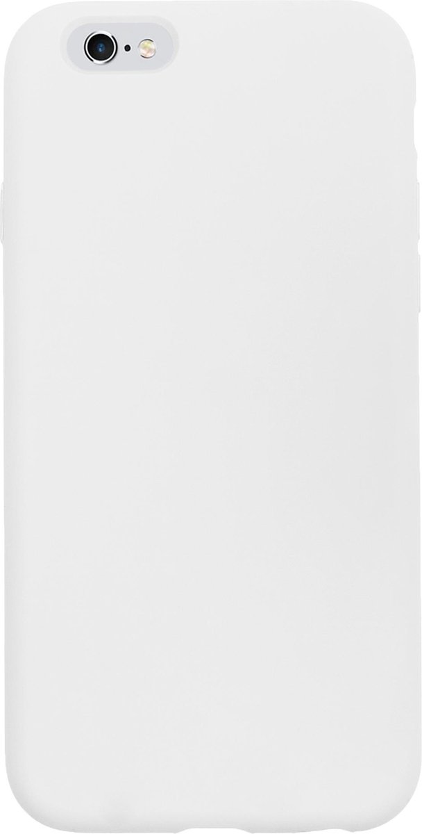 Bmax Liquid Silicone Case Hoesje Voor Iphone 6/6s - White/wit