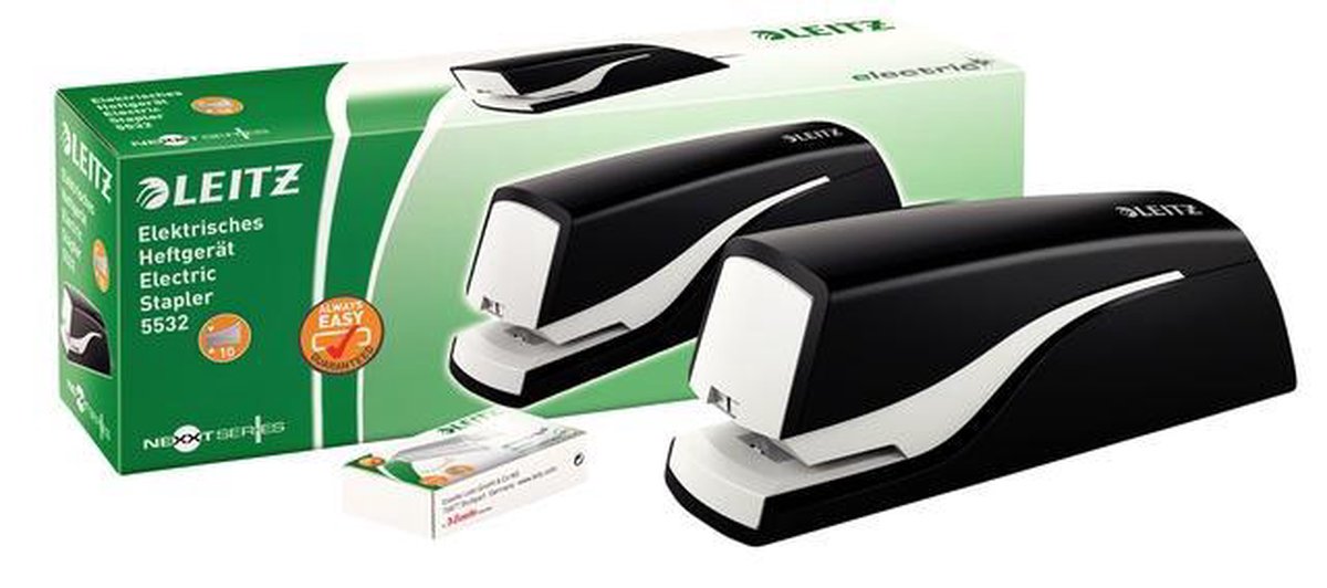 Leitz Nietmachine Elektrisch Nexxt 1 Mm - Zwart