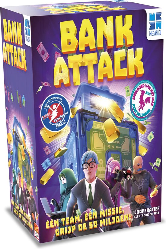 Megableu Spel Bank Attack - Paars