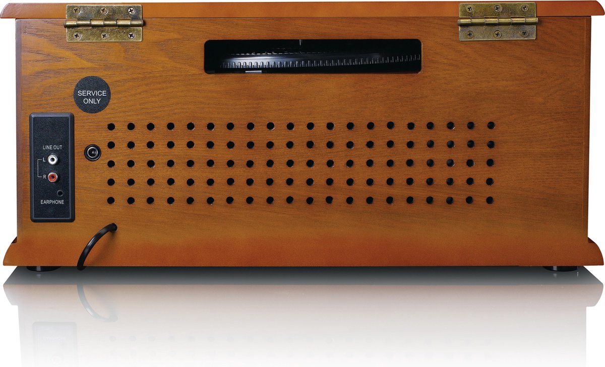 Platenspeler Met Dab+/fm Radio, Usb Encoding, Cd- En Casettespeler Classic Phono Tcd-2570 Hout - Bruin