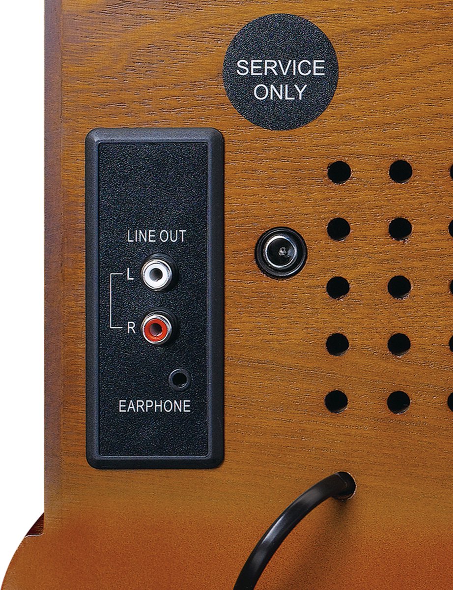 Platenspeler Met Dab+/fm Radio, Usb Encoding, Cd- En Casettespeler Classic Phono Tcd-2570 Hout - Bruin