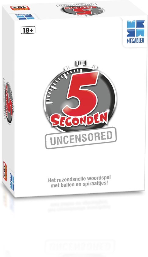 Megableu Spel 5 Seconden Uncensored - Wit