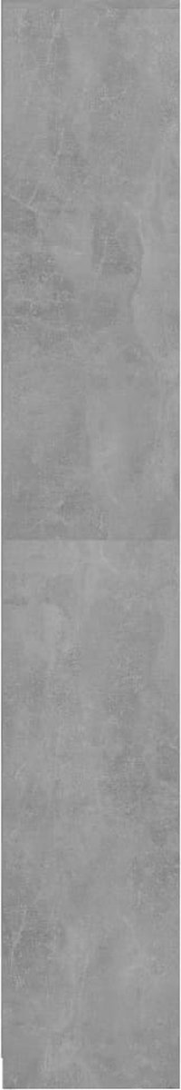 Vidaxl Badkamerkast 30x30x183,5 Cm Spaanplaat Beton - Grijs