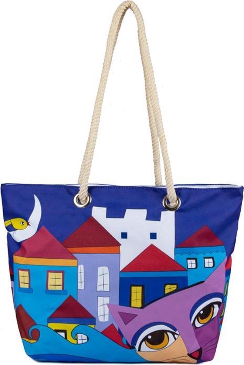 Biggdesign - Owl And City - Strandtas - Boodschappentas - Shopping Bag