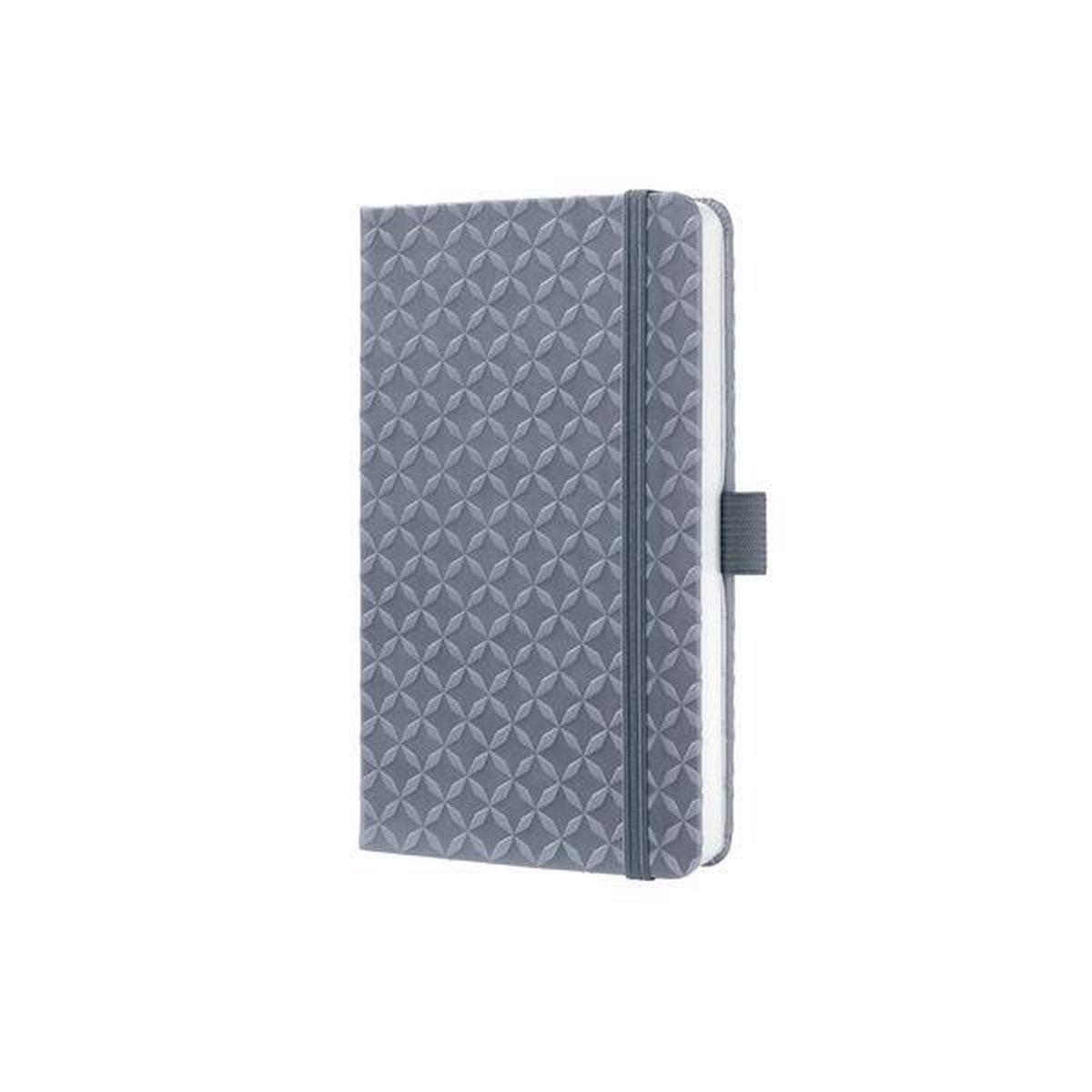 Sigel Notitieboek Jolie A6 Hardcover Gelinieerd - Grijs