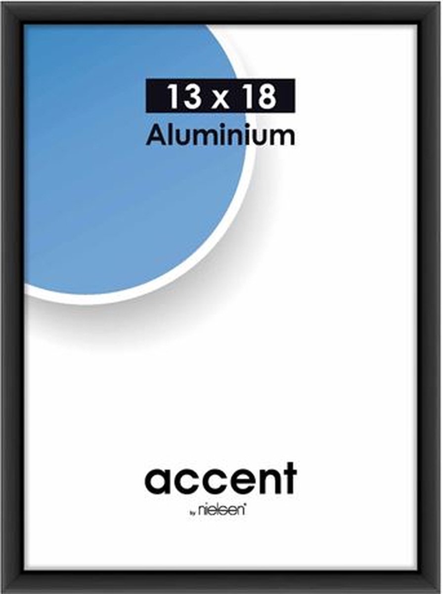 Nielsen Fotolijst Accent 13 X 18 Cm Aluminium - Zwart