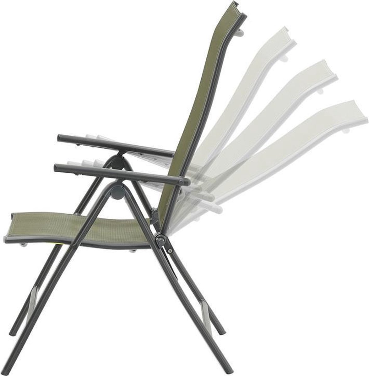 Garden Impressions Santos Tuinset 5-delig Mos - Gabriel Tuintafel 150x90 Cm - Groen