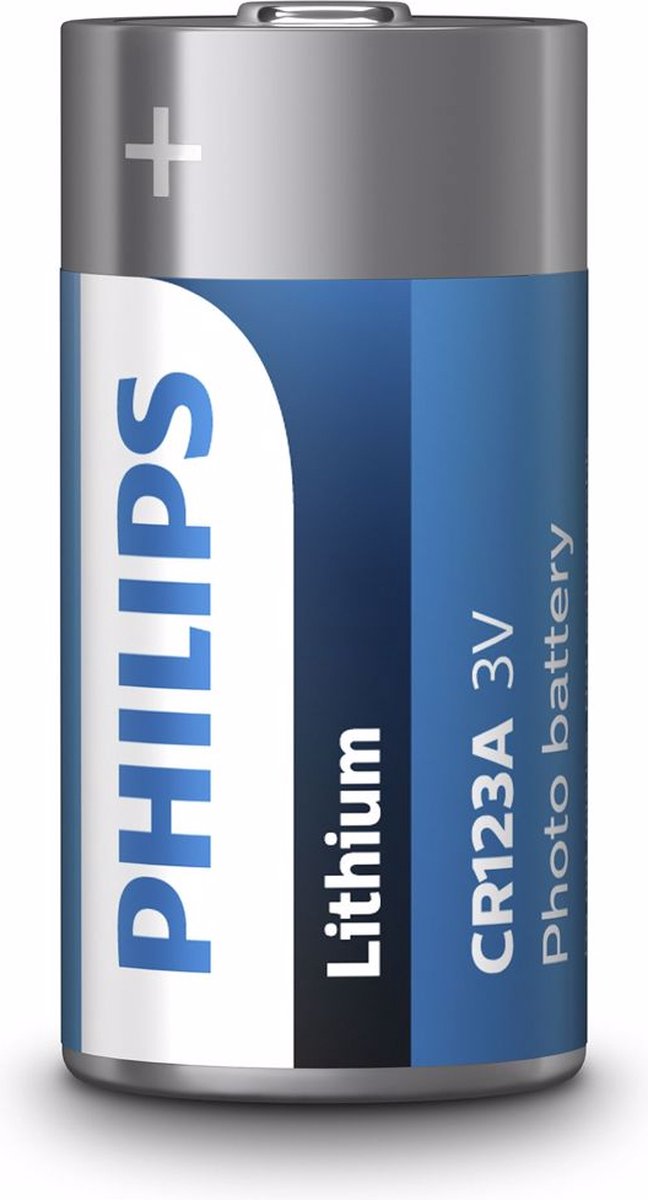 Philips Lithium Cr123 3v Blister 1